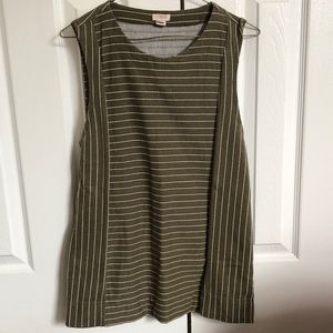 Striped Jcrew sleeveless top